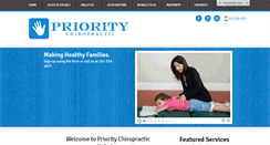 Desktop Screenshot of prioritychironj.com