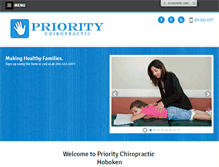 Tablet Screenshot of prioritychironj.com